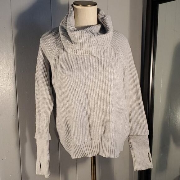 Sweater 41 Hawthorn Cowl Neck Cable Knit CREAM WOMEN'S WOMAN'S SIZE Medium - Picture 9 of 9